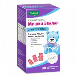 Бэби Формула Мишки Спокойствие жевательные пастилки30