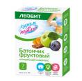 Батончик фруктовый Очищающий комплекс Леовит 7 штук
