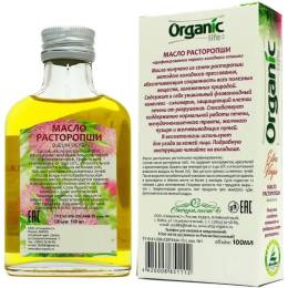 Масло расторопши «Organic life» для здоровья печени, 100 мл