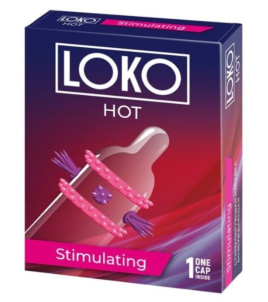 Насадка LOKO HOT с возбуждающим эффектом