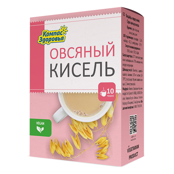 Кисель овсяно льняной Овсяный 150г
