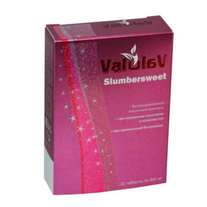 ValulaV Slumbersweet при бессоннице 30 таб.