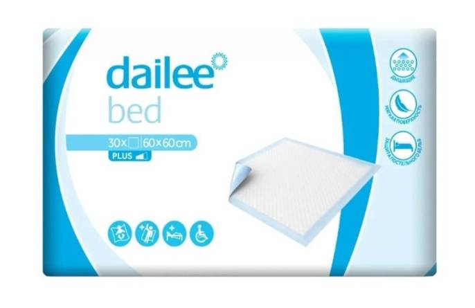 Пеленки впитывающие Dailee 60x60см 30шт