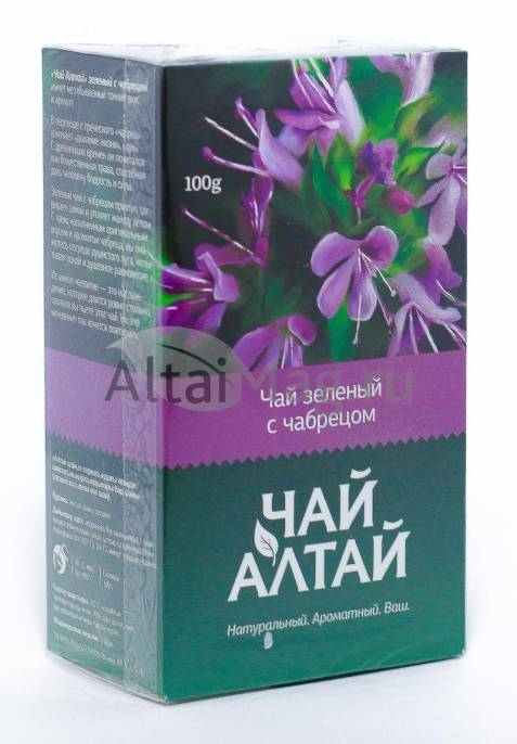 Алтай чай зеленый с чабрецом 100г