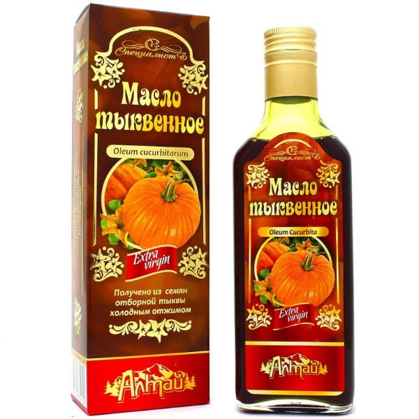 Масло тыквенное «Алтай Premium», 250 мл.