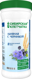 Клетчатка Льняная Сибирская Черника банка 280 г