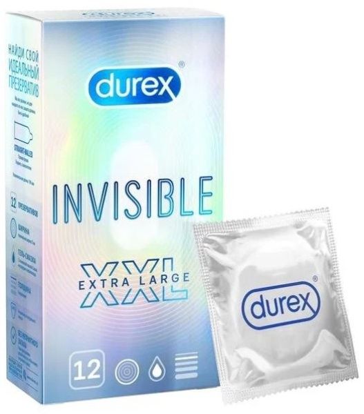 Презерватив ДЮРЕКС Durex Invisible XXL №12