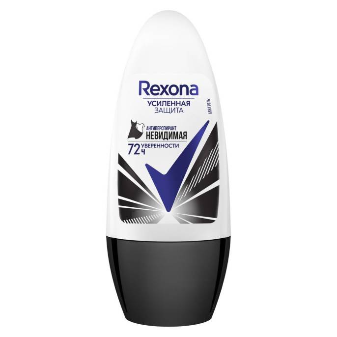 Антиперспирант Rexona Women невидимый на черном 50мл