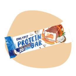 Батончик OnlyFit глазированный с крем начинкой Кокос 50г