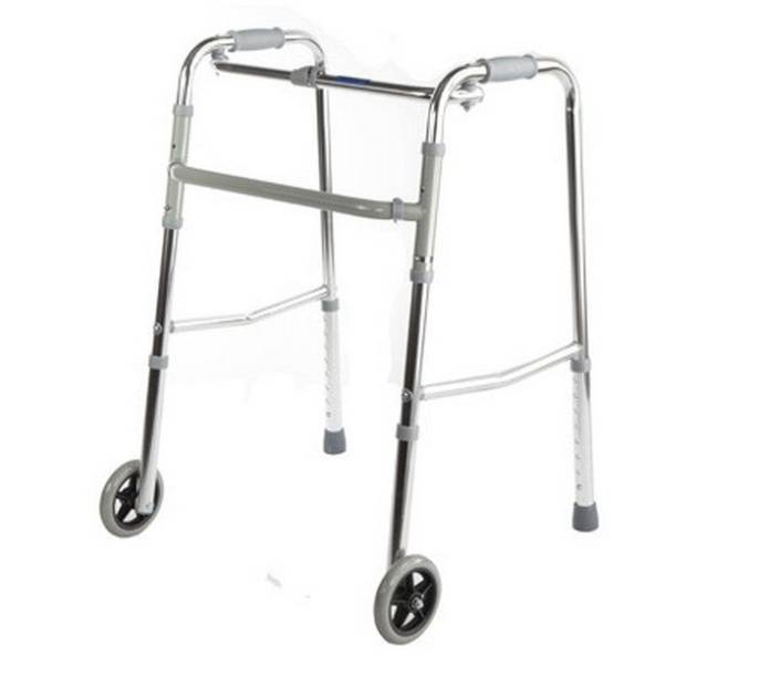 Ходунки R Wheel с 2 мя колесами бронза