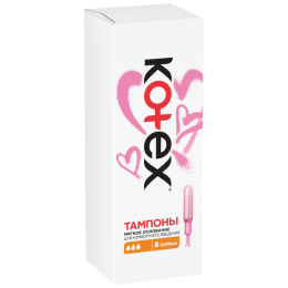 Тампоны Kotex Котекс нормал с аппликатором №8