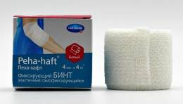 Бинт PEHA HAFT Эластичный самофиксирующийся белый 4м на 4см