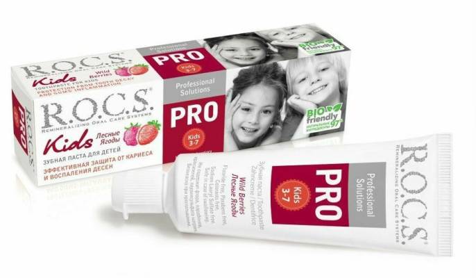 ROCS Рокс PRO Зубная паста Кидс Лесные ягоды 45г
