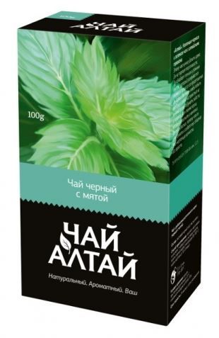 Алтай чай черный с мятой 100г