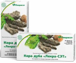 Дуб кора 20 пакетиков