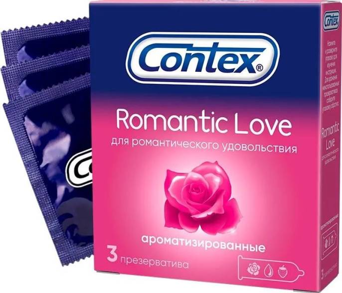 Презервативы Contex Romantik Love ароматизированные 3 шт