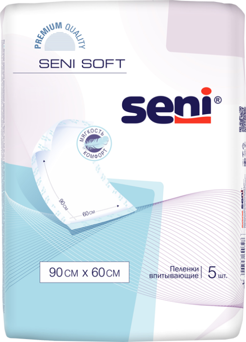 Пеленки Seni Сени Софт 90 на 60 5шт