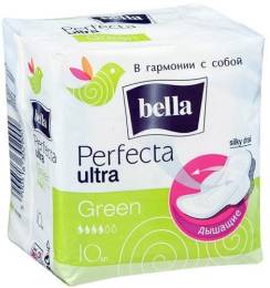 Прокладки BELLA Белла Perfecta Ultra Green 10шт