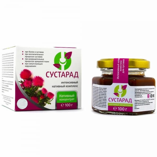 Комплекс «Сустарад», нативный концентрат, 100 гр.