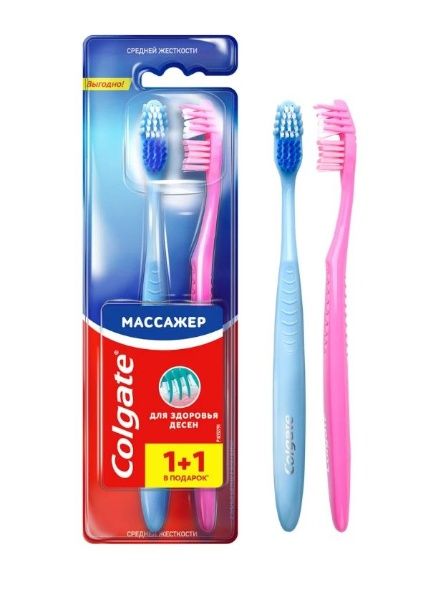 Colgate Зубная щетка Массажер 1 1 средняя