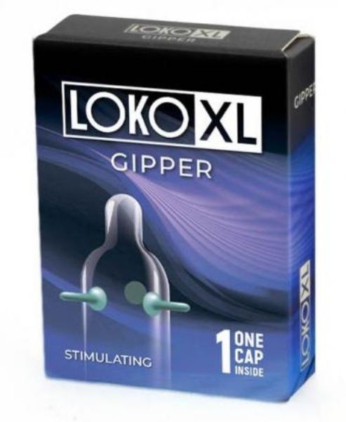 Насадка LOKO XL GIPPER с возбуждающим эффектом