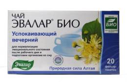 Успокаивающий чай вечерний БИО 20 пакетиков