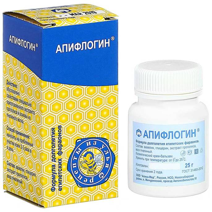 Прополисная мазь Апифлогин (мазь Фараонов), 25 гр.