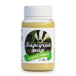 Барсучий жир с кедровой живицей и дигидрокверцетином 100мл