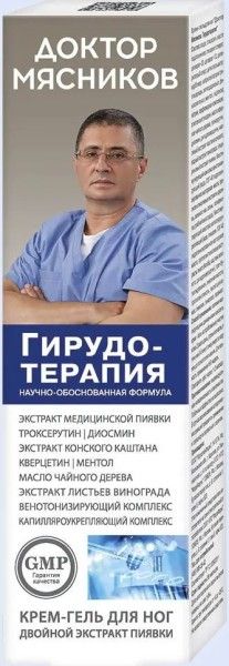 Доктор Мясников Гирудотерапия крем гель для ног 125мл