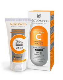 Novosvit Новосвит Крем для лица с витамином С SPF 18 50мл