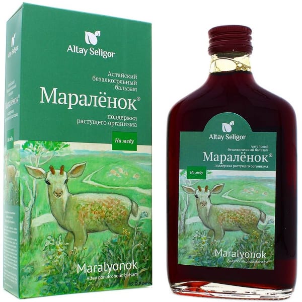 Бальзам «Мараленок» на меду, 250 мл.