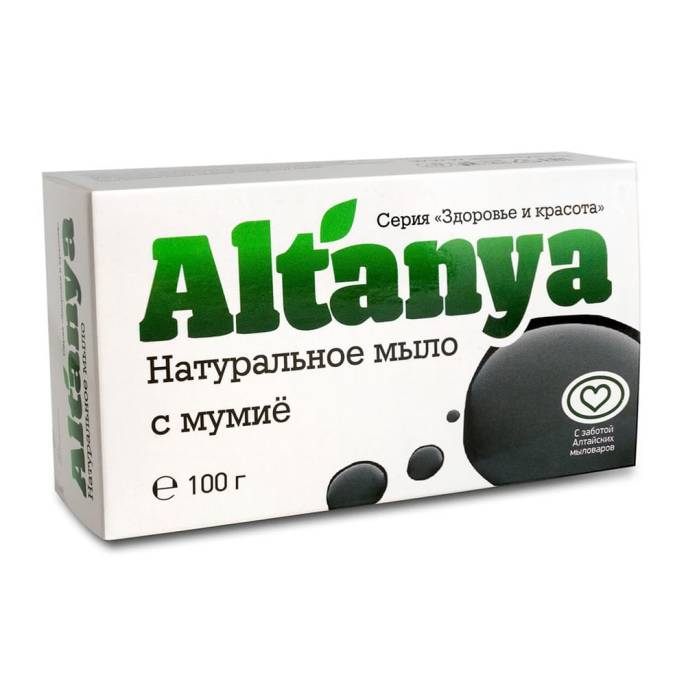 Натуральное мыло с алтайским мумиё, 100 гр.