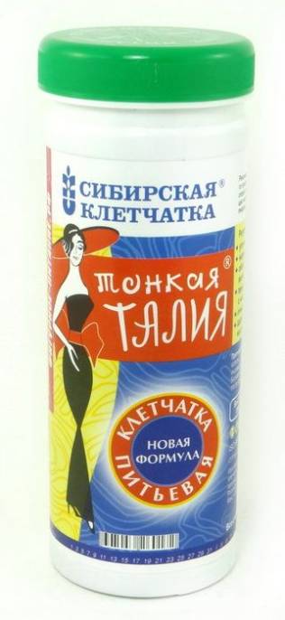 Клетчатка Сибирская Тонкая талия 170 гр