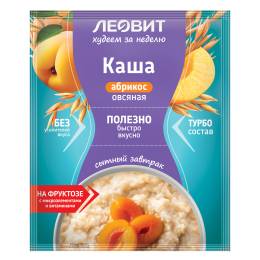 Каша Худеем за неделю овсяная абрикос с витаминами 40г
