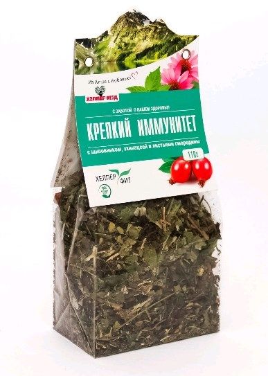 Фитосбор ХелперФит Крепкий иммунитет с шиповником 110г