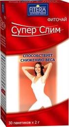 Фиточай Супер Слим для похудения 30 пакетиков по 2г