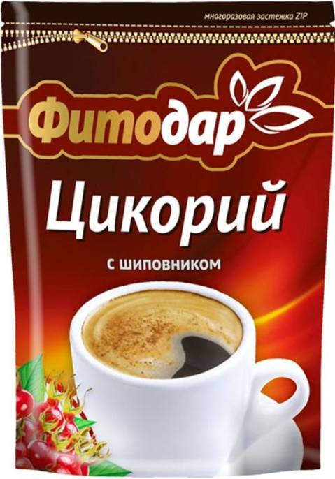 Цикорий растительный дойпак ZIP с шиповником Фитодар 100 г