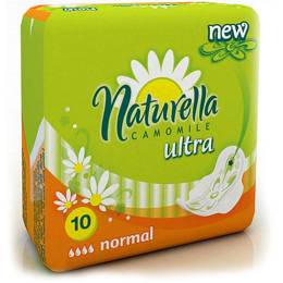 Прокладки Naturella Натурелла Ultra Camomile Normal с крылышками №10