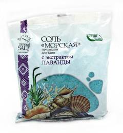 Соль морская природная с экстрактом лаванды 1кг