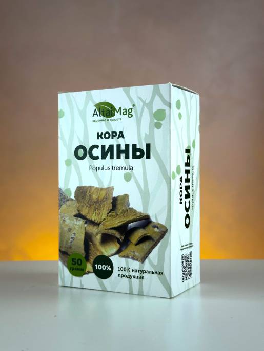 Кора осины сушеная АлтайМаг 50 г