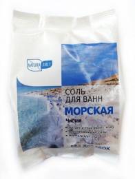Соль для ванны НАТУРАЛИСТ Морская 500г