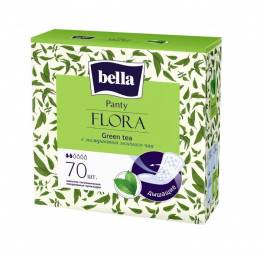 Прокладки BELLA Белла Panty FLORA Green tea ежедневные 70шт