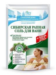 Соль для ванны Сибирская рапная Хвойная 530г