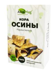 Кора осины сушеная АлтайМаг 50 г