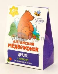 Алтайский медвежонок драже с железом