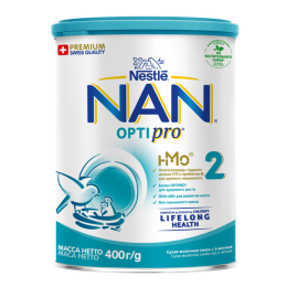 Nestle Смесь НАН 2 OPTIPRO сухая молочная 400г
