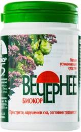 Вечернее валериана Биокор 120 таблеток