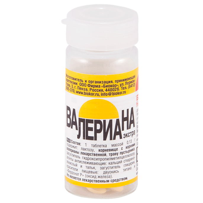 Валериана Экстра Биокор №5