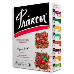 Флаксы с клюквой льняные 120г