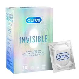 Презервативы Durex Invisible ультратонкие 18 шт